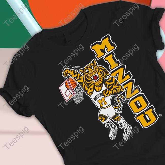 Dennis Gates Mizzou Missouri Dunking Tiger T Shirt 19Nine