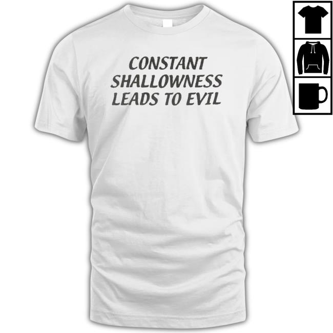 00'S Coil 'Constant Shallowness Leads To Evil' Sweater