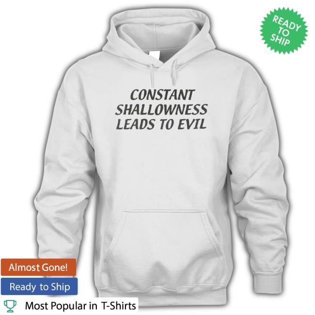 00'S Coil 'Constant Shallowness Leads To Evil' Sweater