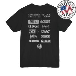 Bassnectar Merch Store Love Here St. Louis Pops Metal Shirt