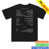 Hayley Williams Merch Store Credits Black Shirt