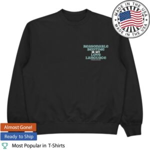 Kelsey Cook Store Merch Reasonable Bedtime Crewneck