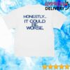 Samm Henshaw Merch Store Icbw Shirt Blue Text