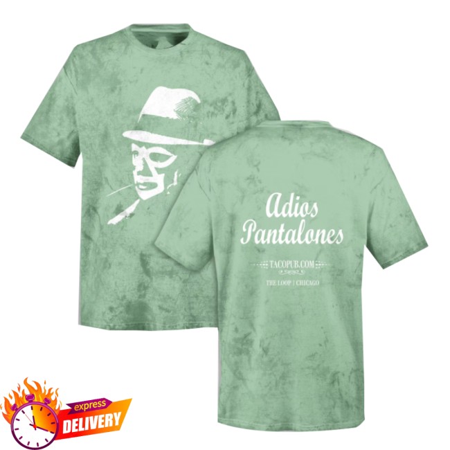Tacopub Store Merch Adios Pantalones Tie-Dye Crewneck T-Shirt