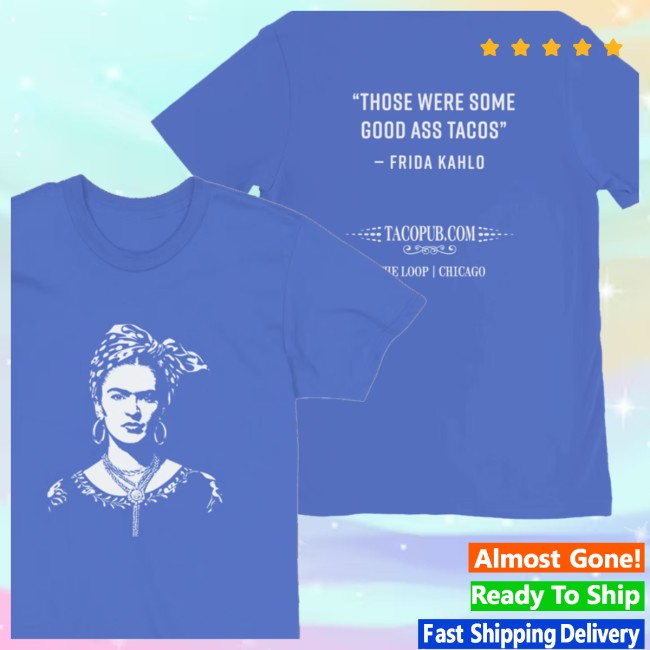 Tacopub Store Merch Frida Stencil T-Shirt