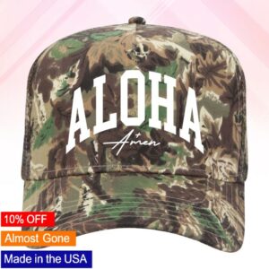 Aloha And Amen Store Merch Aloha Trucker - Camo