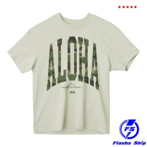 Aloha And Amen Store Merch Camo Moss Tee