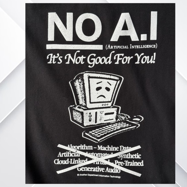 Another Department Store Merch No A.I T-Shirt - Black