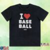 Baseballism Store Merch I Heart Baseball T-Shirt