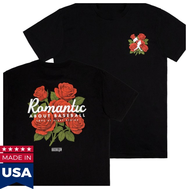 Baseballism Store Merch Romantic About Baseball T-Shirt