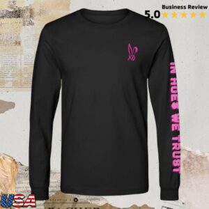 Bunnie Xo Store Merch In Hoes We Trust Black Long Sleeve