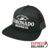 Coronado Brewing Company Store Merch Black Trucker Hat