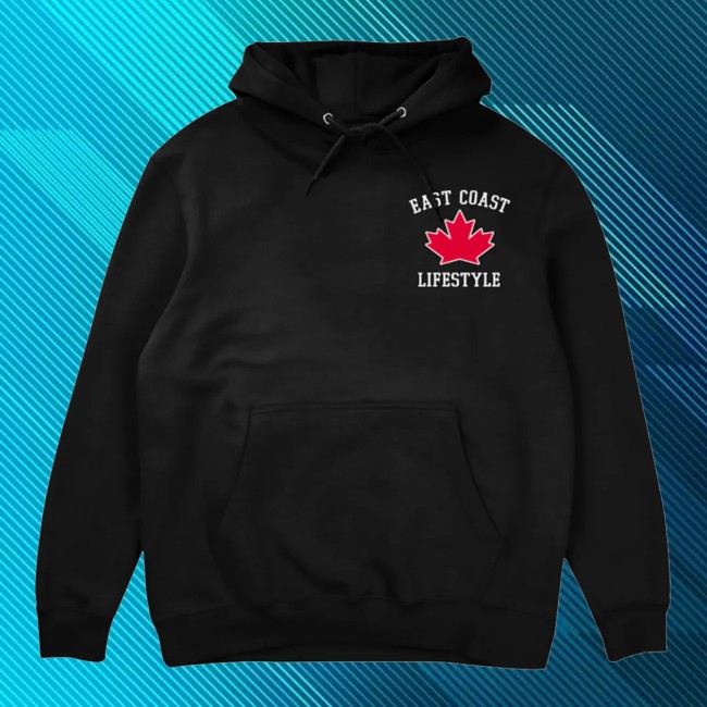 Eastcoastlifestyle Store Merch Go Canada Maple Leaf Hoodie