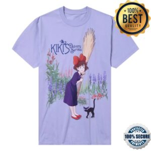Hot Topic Store Merch Studio Ghibli Kiki's Delivery Service Portrait T-Shirt