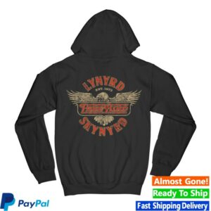Lynyrd Skynyrd Store Merch Freebird Badge Zip Hoodie