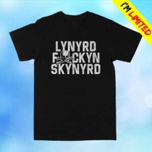 Lynyrd Skynyrd Store Merch Lfs Black Tour Tee
