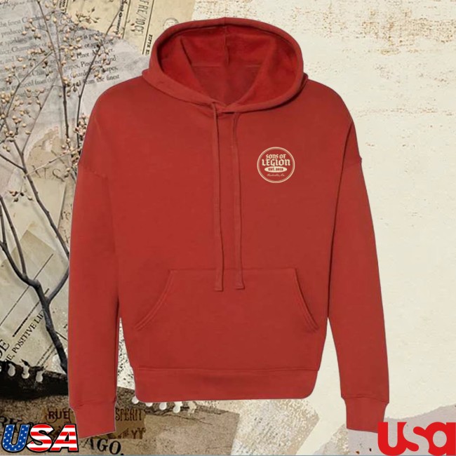 Sons Of Legion Store Merch Red Seal Hoodie