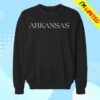 Stated Store Merch Arkansas By The See Black Sweatshirt