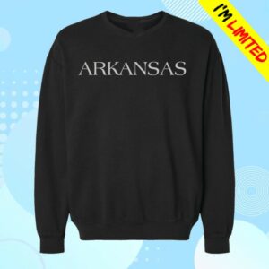 Stated Store Merch Arkansas By The See Black Sweatshirt