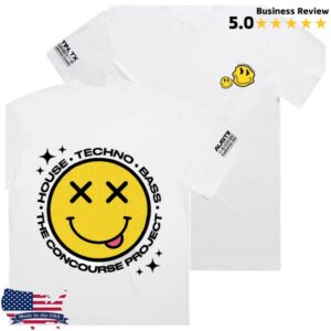 The Concourse Project Store Merch Tcp Smiley Genre Tee- White