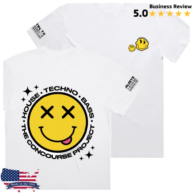The Concourse Project Store Merch Tcp Smiley Genre Tee- White