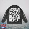 Tsunami Sea Store Merch Black Rainbow Lyric Shadow Long Sleeve