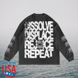Tsunami Sea Store Merch Black Rainbow Lyric Shadow Long Sleeve