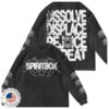 Tsunami Sea Store Merch Black Rainbow Lyric Shadow Long Sleeve