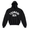Tsunami Sea Store Merch Collegiate Black Pullover