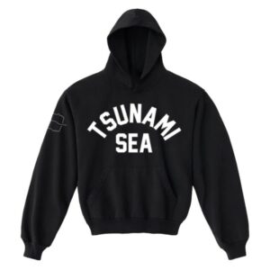 Tsunami Sea Store Merch Collegiate Black Pullover