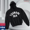 Tsunami Sea Store Merch Collegiate Black Pullover