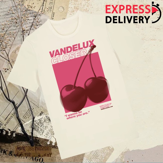 Vandelux Music Store Merch Cherry Shirt