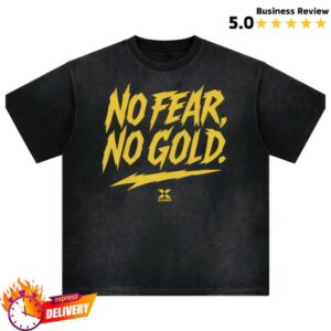 X Games Merch Store Merch No Fear, No Gold - Youth Short Sleeve Tee