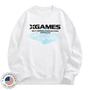 X Games Merch Store Shop Buttermilk Topography Crewneck