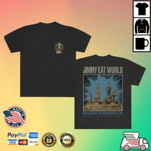 Jimmy Eat World Merch Store Bleed American 25Th Anniversary Shirt
