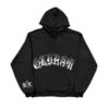 Knocked Loose Merch Store Oldham Belly Print Black Pullover Hoodie
