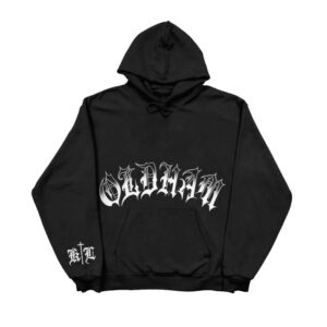Knocked Loose Merch Store Oldham Belly Print Black Pullover Hoodie