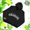 Knocked Loose Merch Store Oldham Belly Print Black Pullover Hoodie