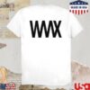 Waax Merchtable Store Merch Black Logo Tee (White)