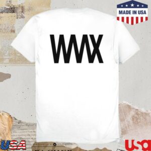Waax Merchtable Store Merch Black Logo Tee (White)