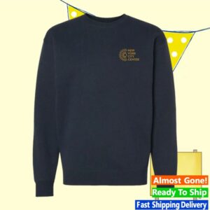Broadway Merchandise Shop Store Merch New York City Center Logo Crewneck Navy