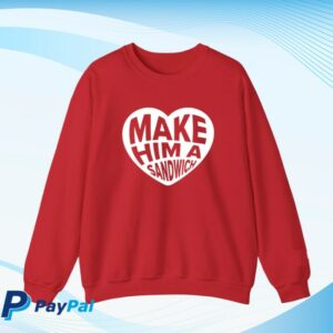 Candace Owens Store Merch Make Him A Sandwich Vday Crewneck