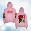 kenny carcosabc store merch roses redux pullover hoodie pink variant