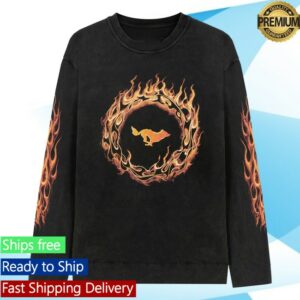 kenny el solitario mc store merch solitario flames double knit jersey black