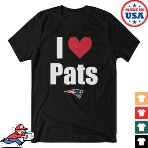 Foco Store Merch New England Patriots I Heart Pats T-Shirt