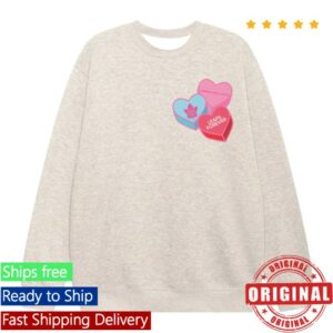 Foco Store Merch Toronto Maple Leafs Candy Heart Crew Neck Sweatshirt