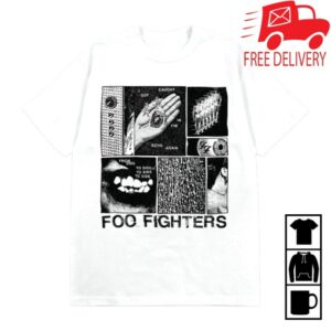 Foo Fighters Store Merch Your Favorite Toy Tee - White