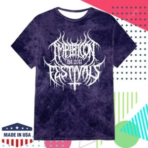 kenny impericon store merch impericon festival black metal est 2011 tie dye t shirt