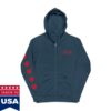 Laufey Store Merch Strawberry Zip Hoodie
