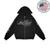 Sad Boyz Store Merch Angel Wings Zip Up Hoodie